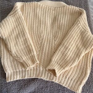 Cozy Cream Knit Sweater